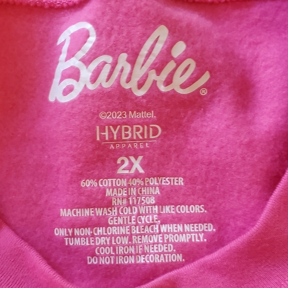 Pink 3D Barbie logo Sweatshirt - Picture 4 of 5